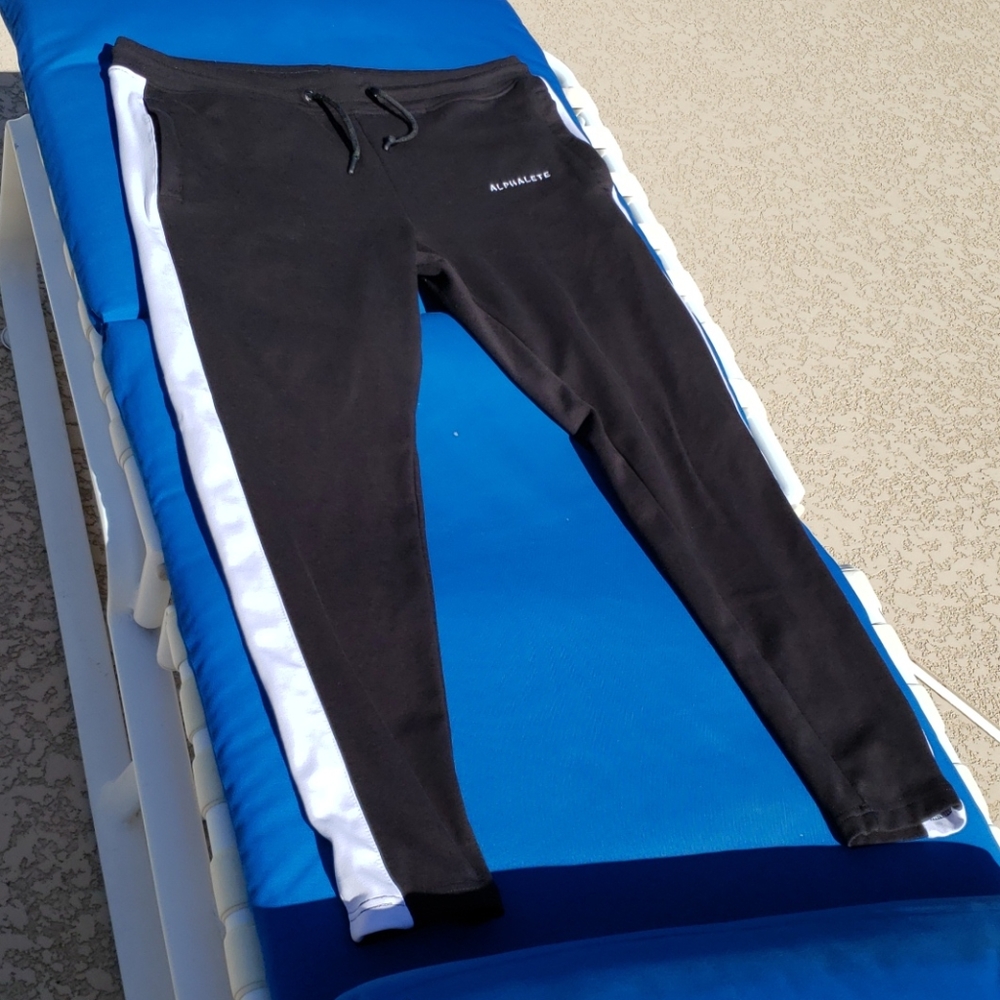 Alphalete striped joggers